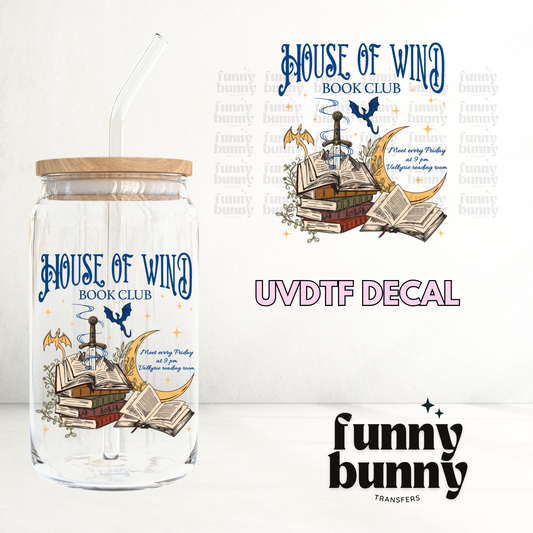 Wind Book Club - UVDTF Decal