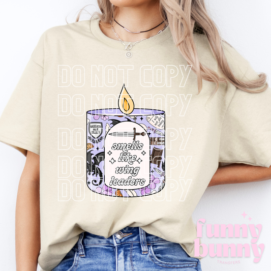 Wing Leaders Candle - DTF Transfer