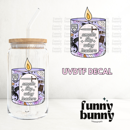 Wing Leaders Candle - UVDTF Decal