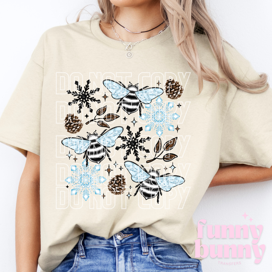 Winter Bee - DTF Transfer