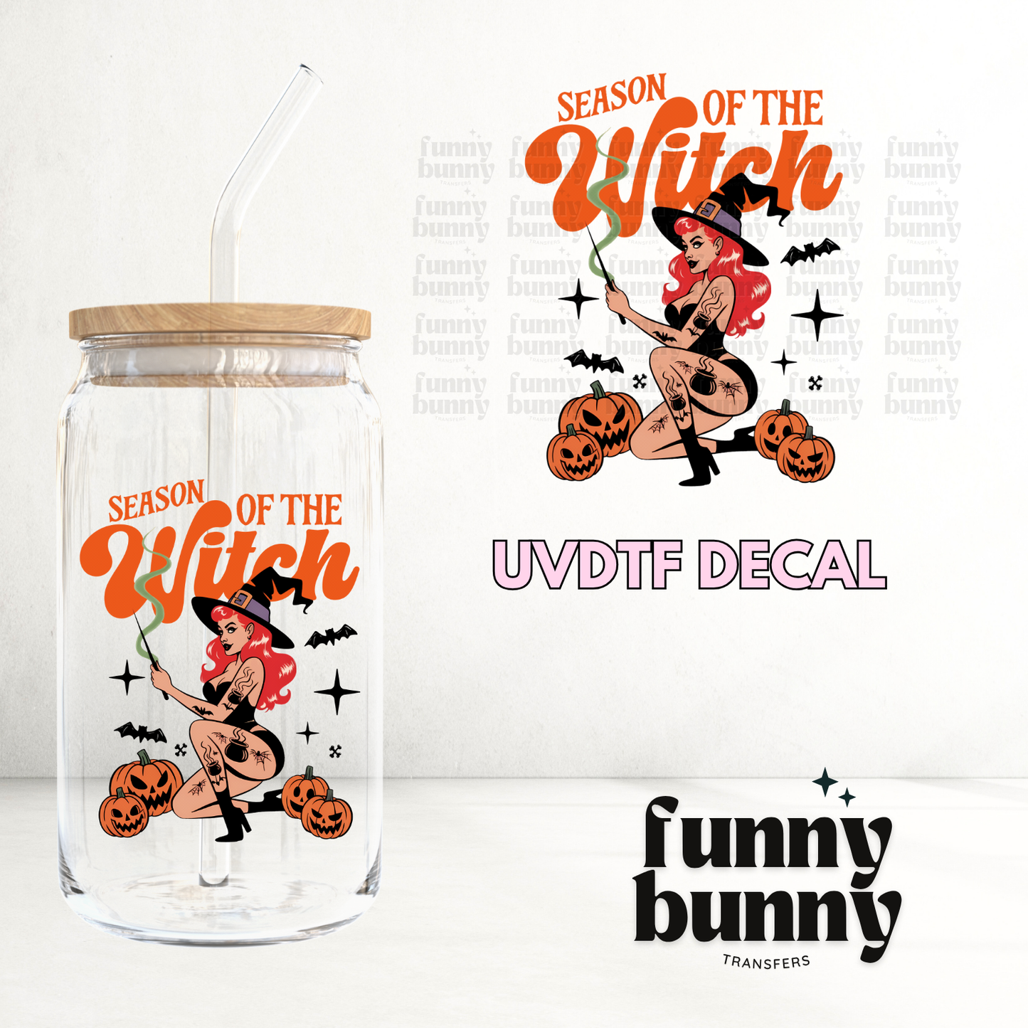 Witch Season Babe - UVDTF Decal