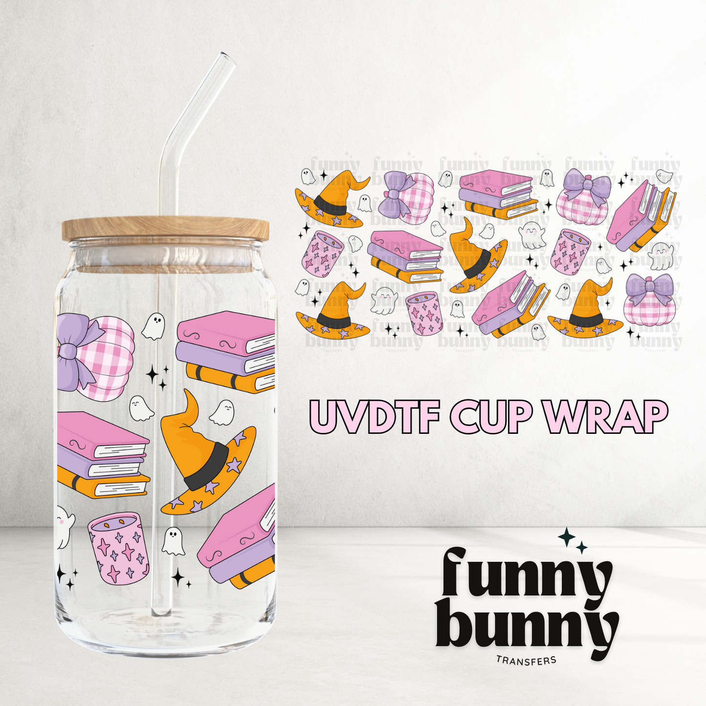 Witch Vibes 2.0 - 16oz UVDTF Cup Wrap