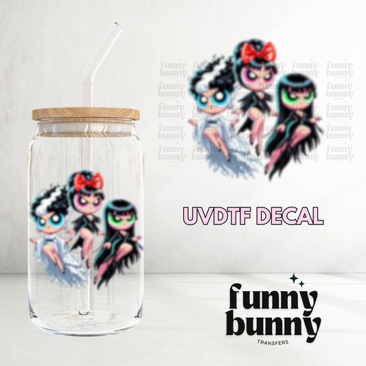 Witchy Puff Girls - UVDTF Decal