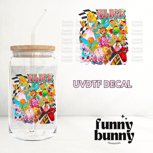 Wonderland Friends - UVDTF Decal
