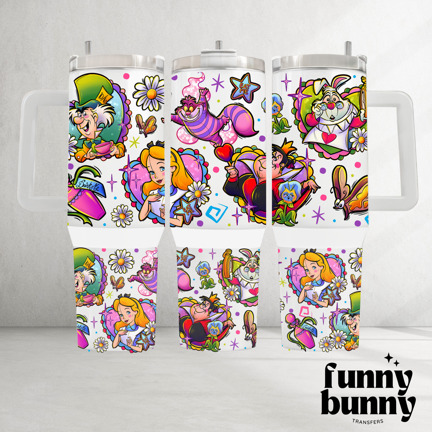 Wonderland Girl - 40oz UVDTF Tumbler Wrap