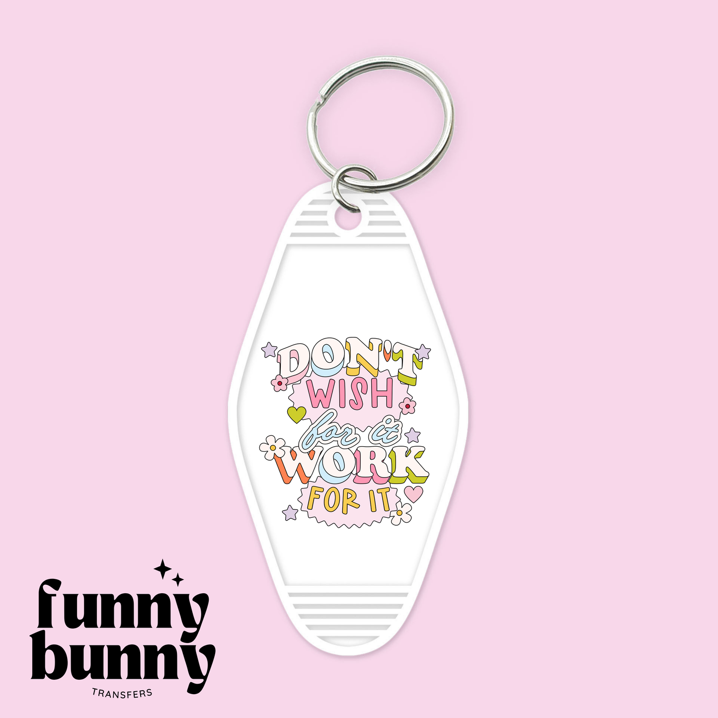 Work For It - Motel Keychain