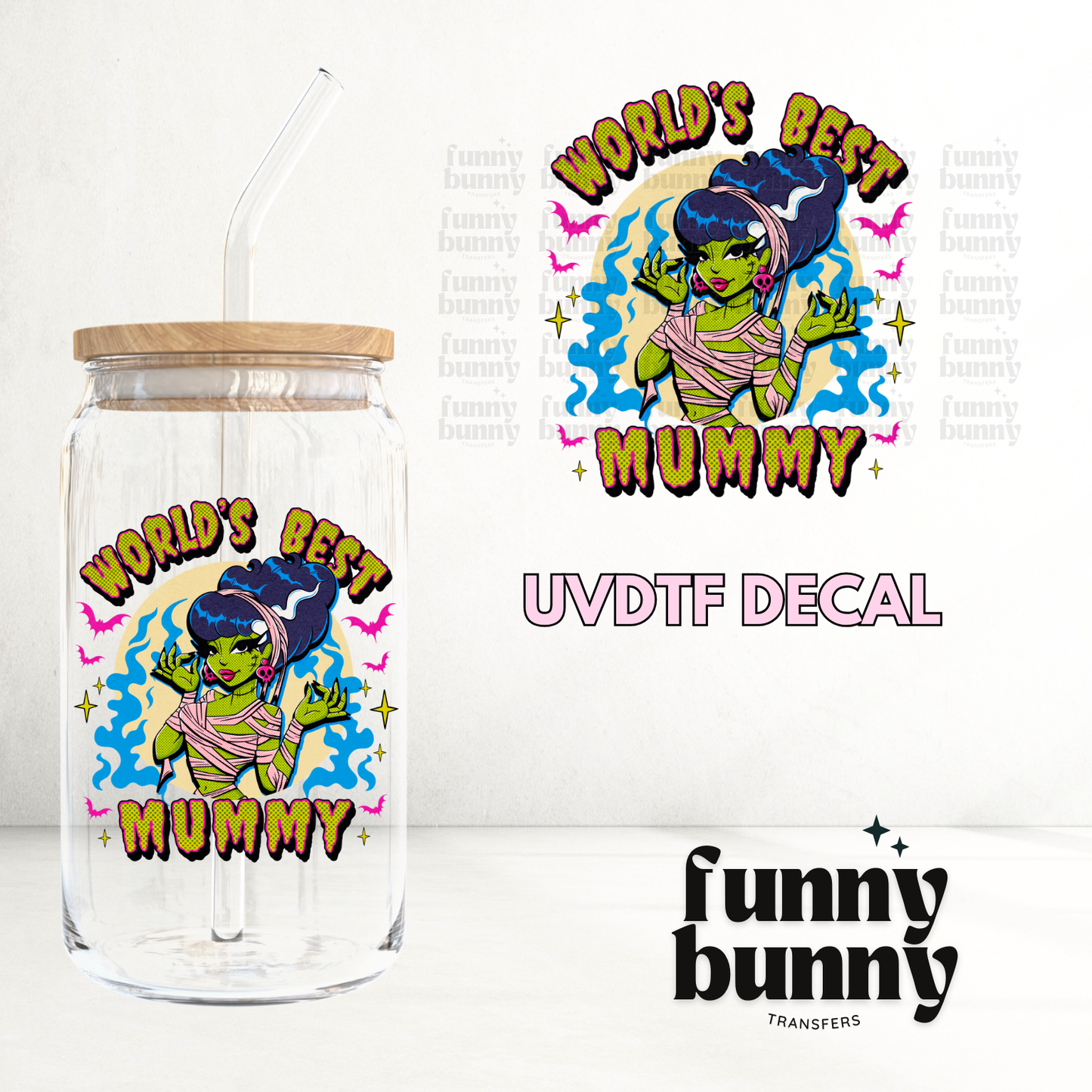 World's Best Mummy - UVDTF Decal