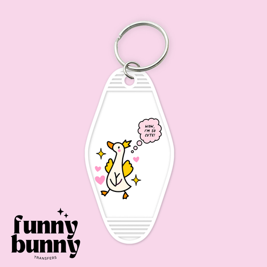 Wow, I'm So Cute - Motel Keychain