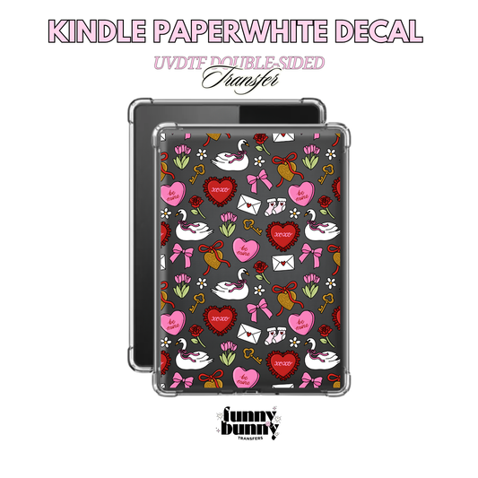 XOXO Swan - Kindle Decal