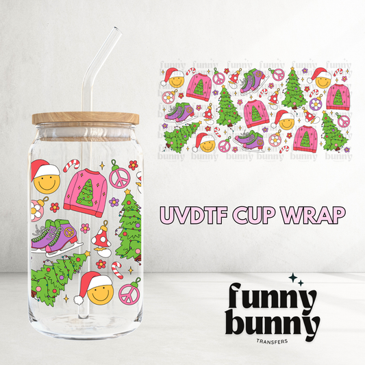 Xmas Essentials - 16oz UVDTF Cup Wrap