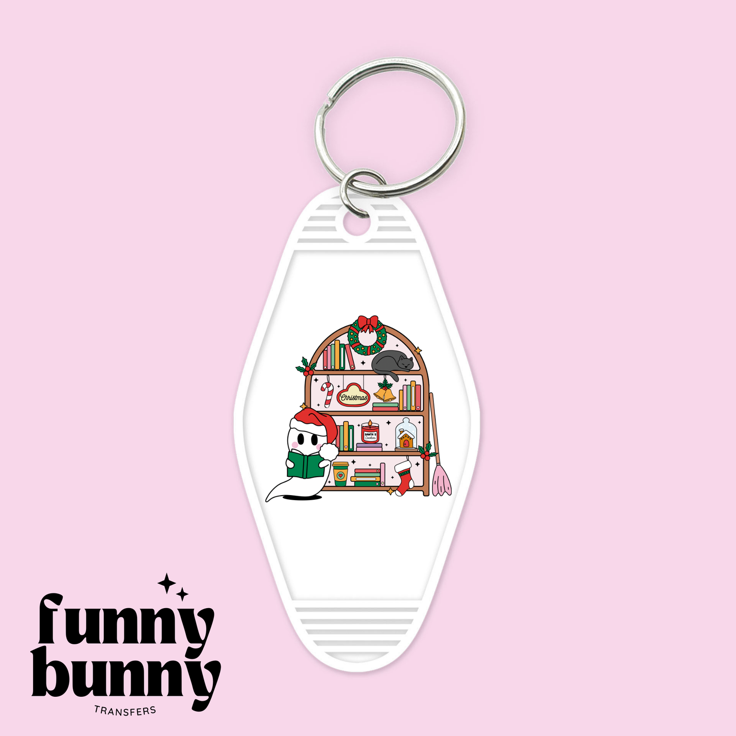 Xmas Ghost Read - Motel Keychain