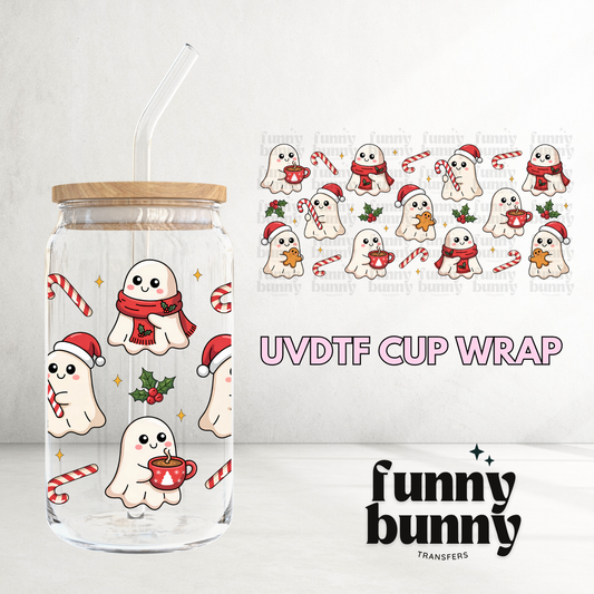 Xmas Ghosties - 16oz UVDTF Cup Wrap