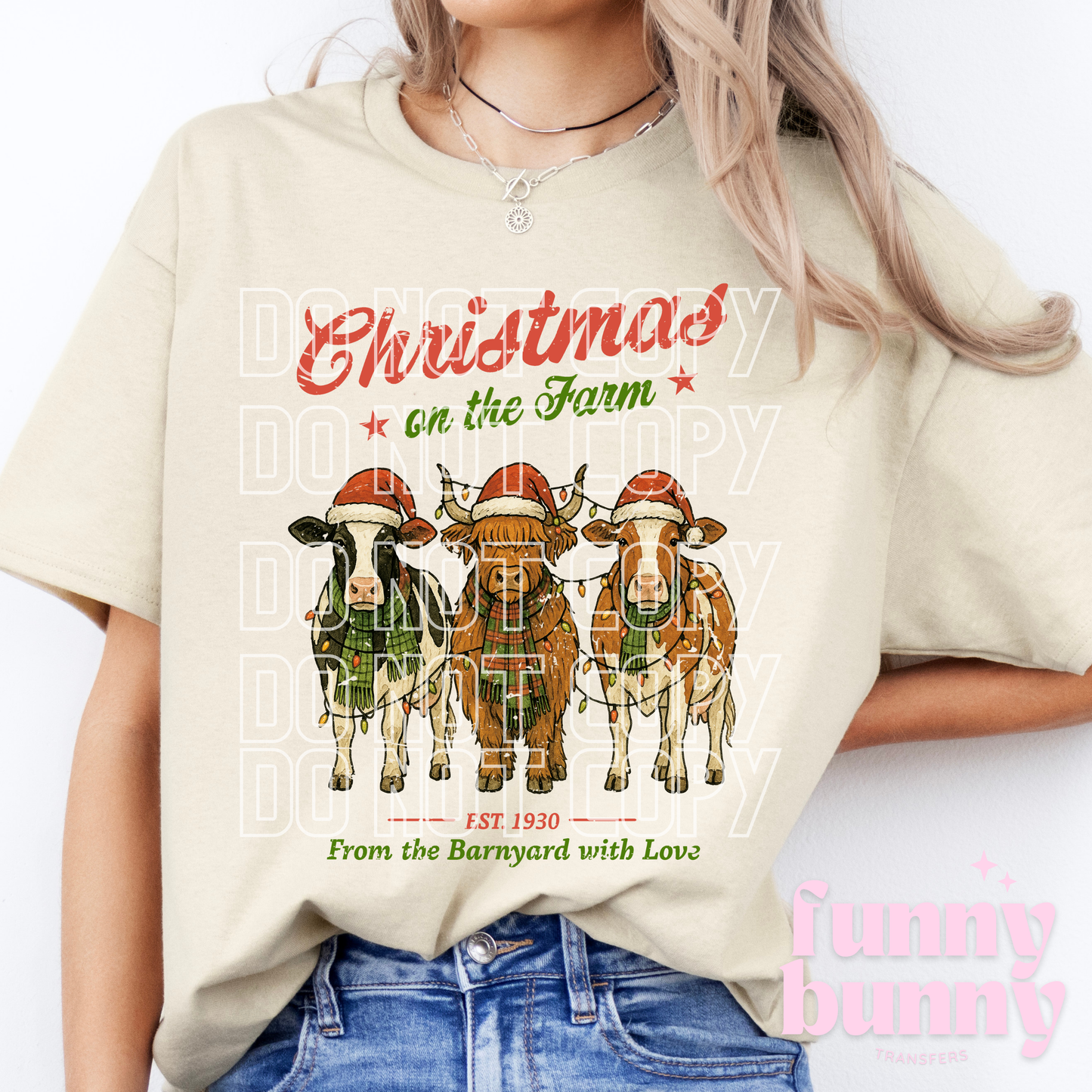 Xmas On The Farm - DTF Transfer