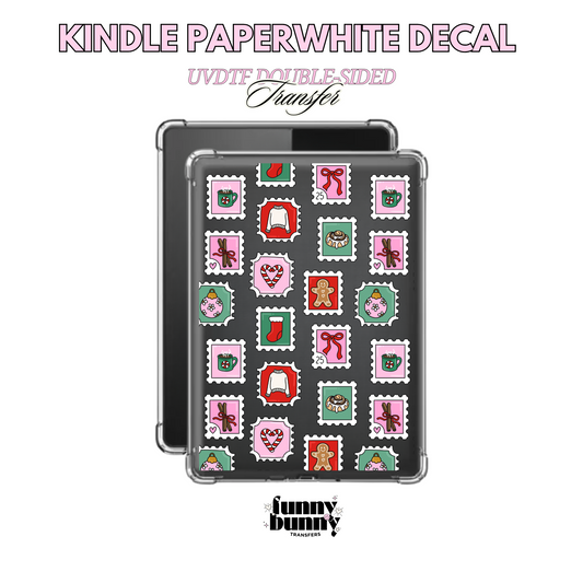 Xmas Stamps - Kindle Decal