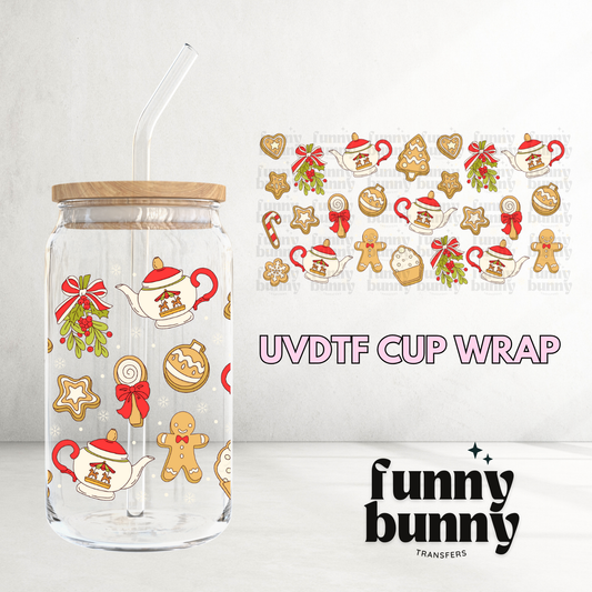 Xmas Sweet Treats - 16oz UVDTF Cup Wrap
