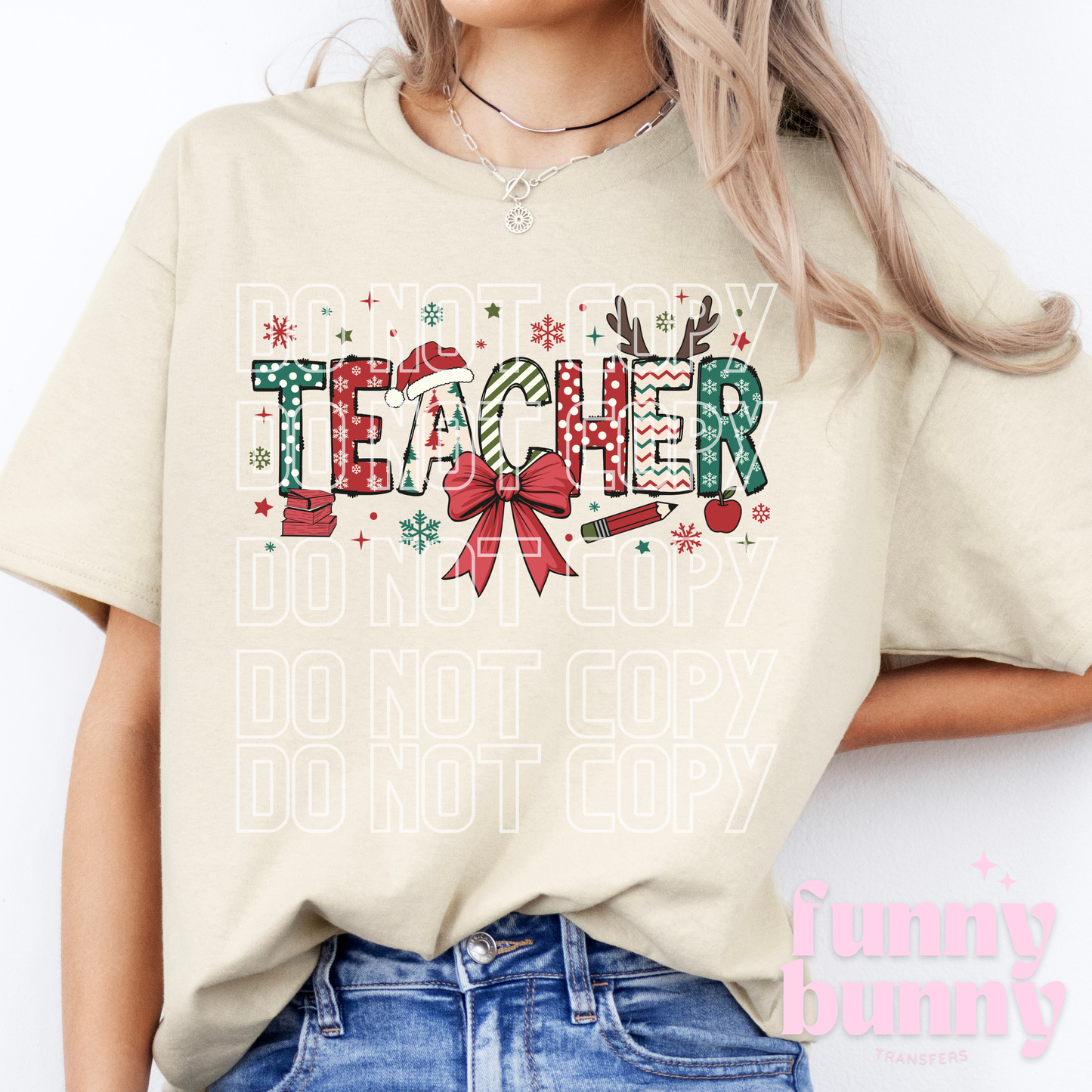 Xmas Teacher - DTF Transfer