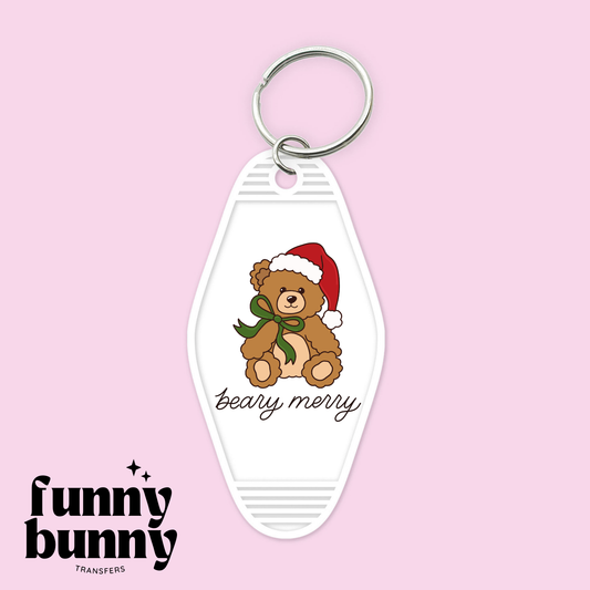 Xmas Teddy Bears 2.0 - Motel Keychain