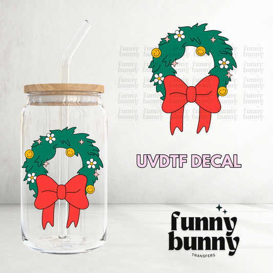 Xmas Wreath - UVDTF Decal