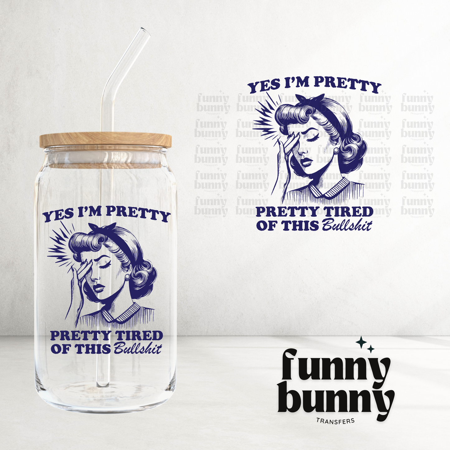 Yes I'm Pretty- UVDTF Decal
