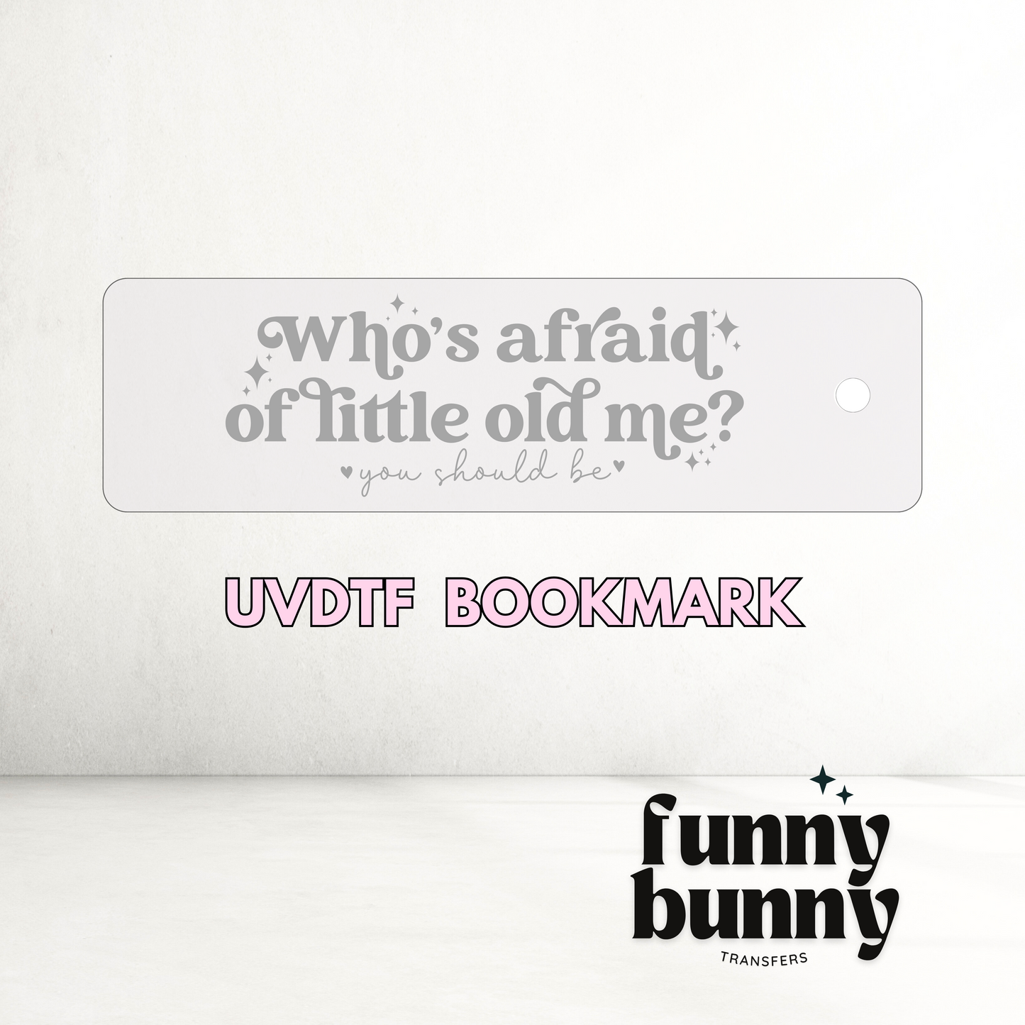 You Should Be  - UVDTF Bookmark Decal