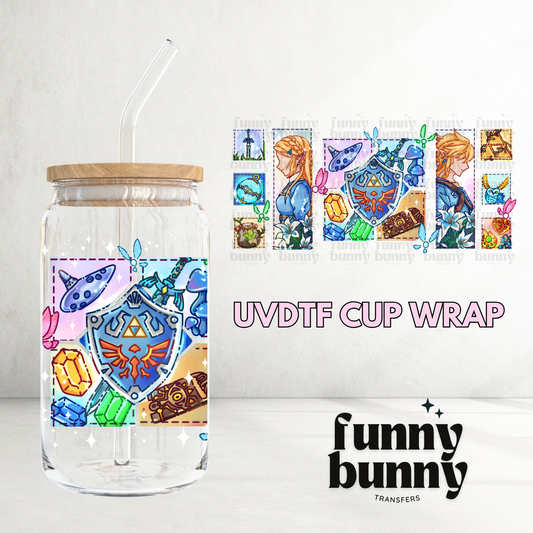 Zeldaa - 16oz UVDTF Cup Wrap