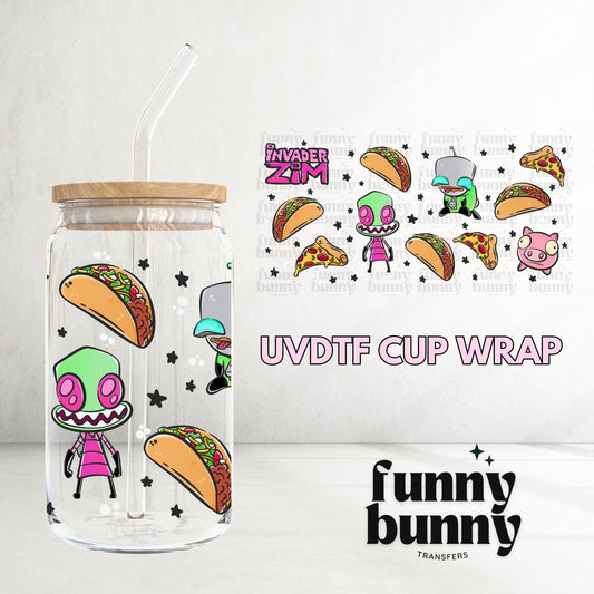 Zim Tacos - 16oz UVDTF Cup Wrap