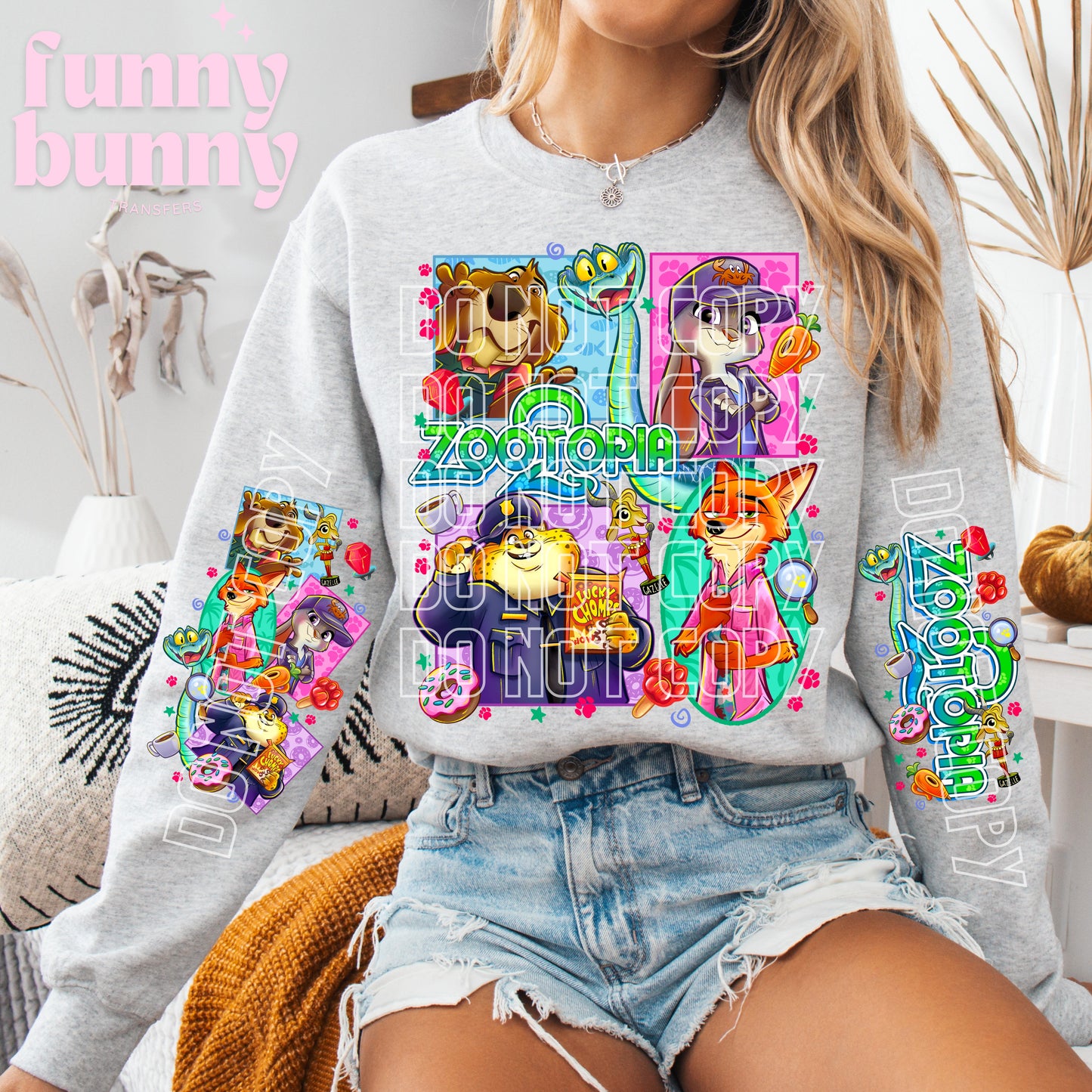 Zoo Hustle - DTF Transfer Sleeve Set