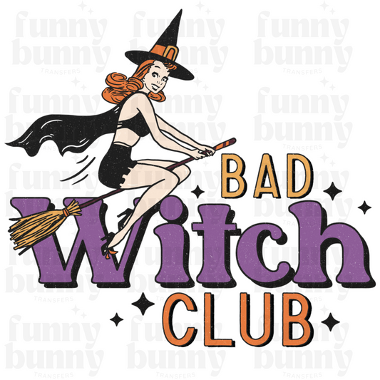 Bad Witch Club - Sublimation Transfer