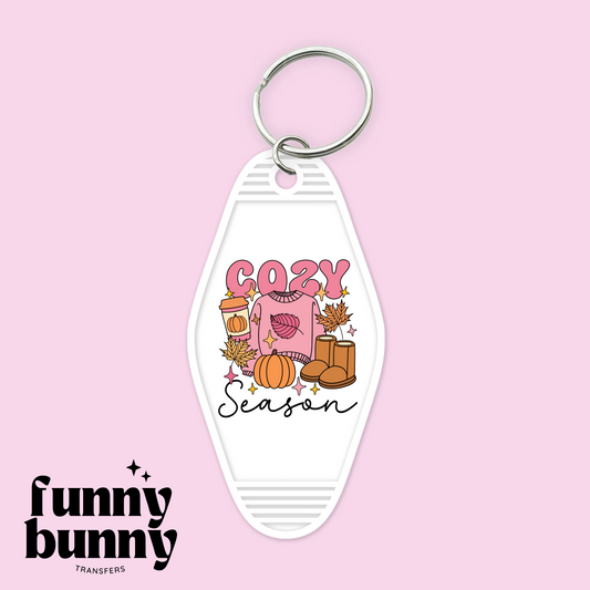 Cozy Season - Motel Keychain