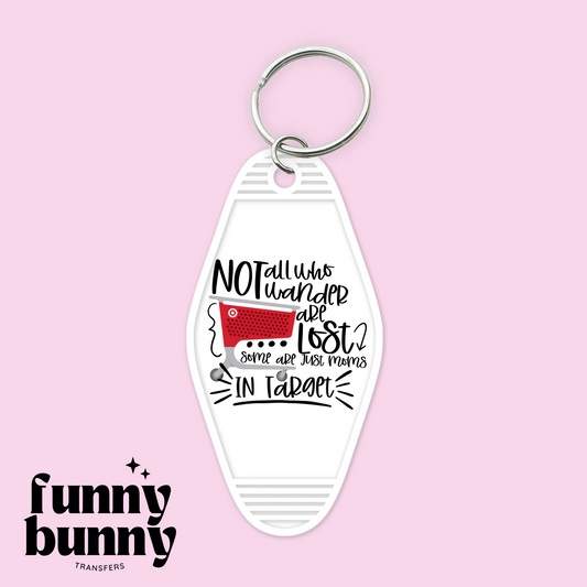 Moms In Target - Motel Keychain