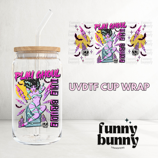 play Ghoul Bride - 16oz UVDTF Cup Wrap