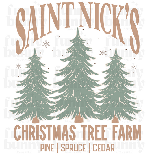 Saint Nick's Tree - Sublimation Transfer